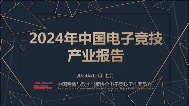 2024中国电竞产业报告：收入2756亿成都办赛星空体育下载全国第二(图1)
