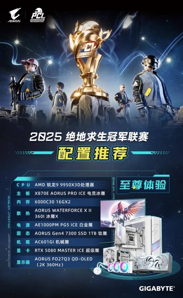 星空体育平台技嘉AORUS电竞主机联名PCL：助力畅快吃鸡体验(图7)