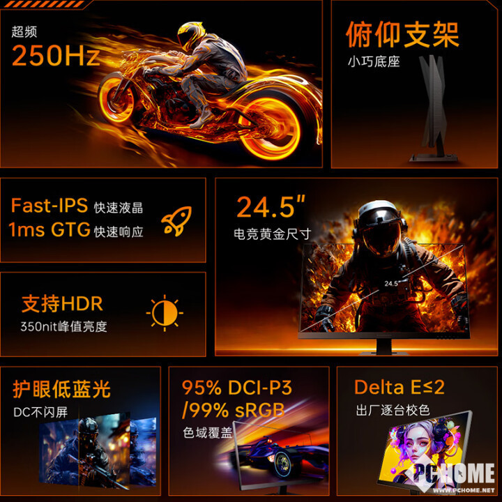 机械师推MZQ25F250电竞显示器 2星空体育注册K0Hz国补849元(图2)